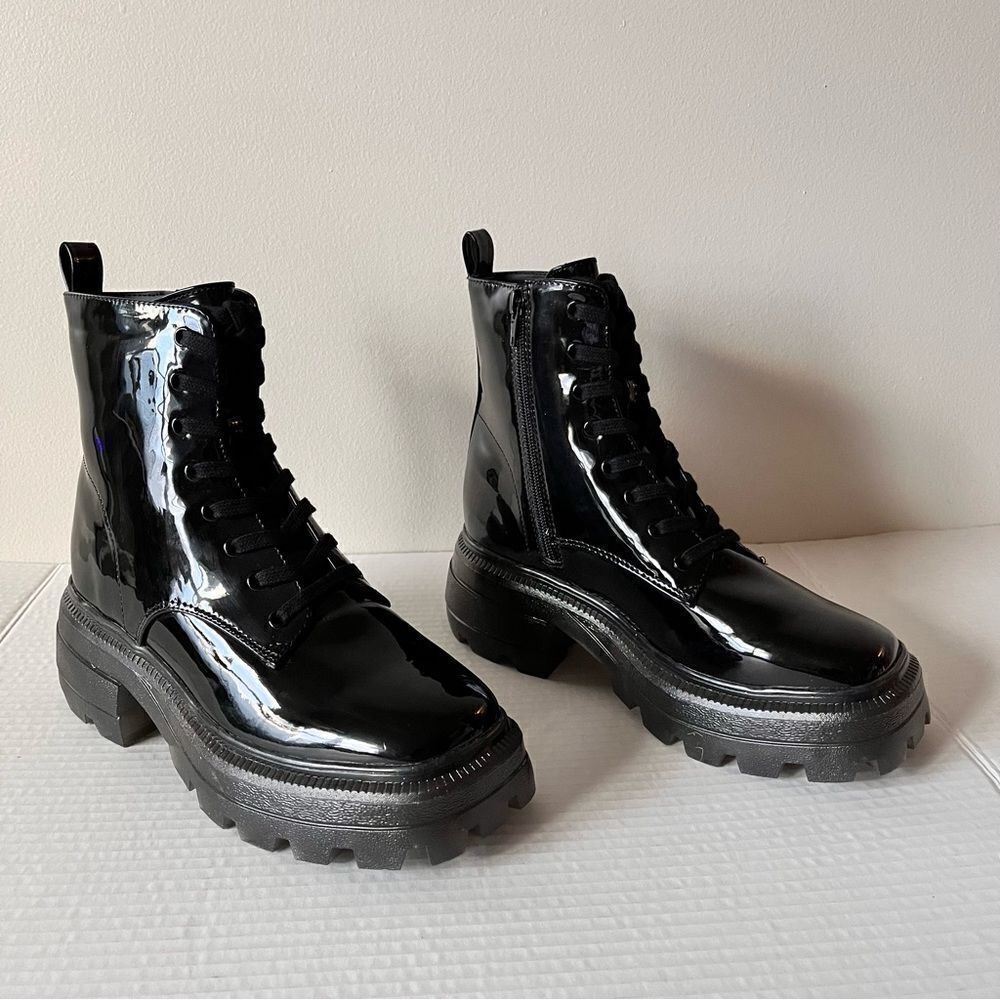 Katy Perry Geli Lace-Up Combat Boots